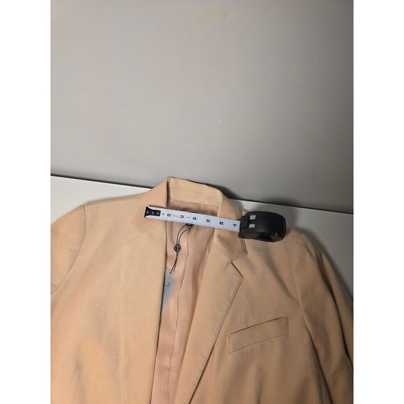 NWT Talbots Blazer Jacket Womens 14 Salmon Pink Cream Office GorpCore Layering - Picture 6 of 8